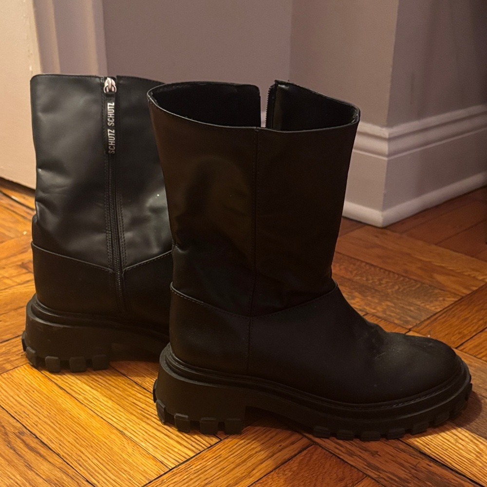 Schutz Chunky Sole Boots